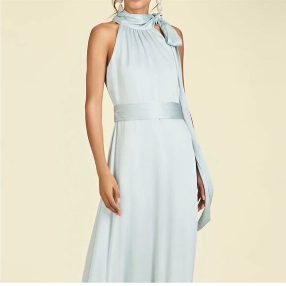 Sachin + Babi Kayla Gown Ice Blue Bridesmaid Wedding Prom NWT 2 $285 - Picture 5 of 7